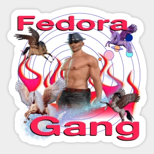 FEDORA GANG Sticker